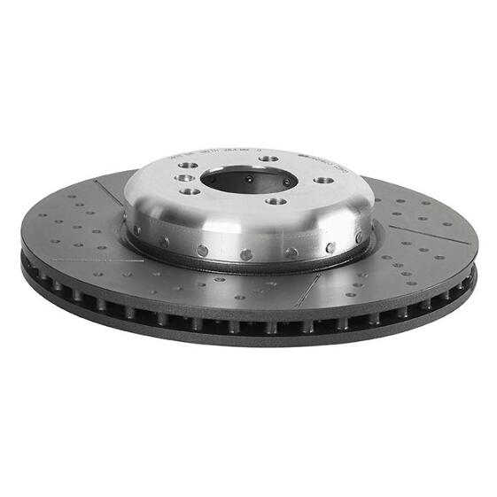 Brembo Brake Pads and Rotors Kit - Front and Rear (370mm/345mm) (Low-Met)